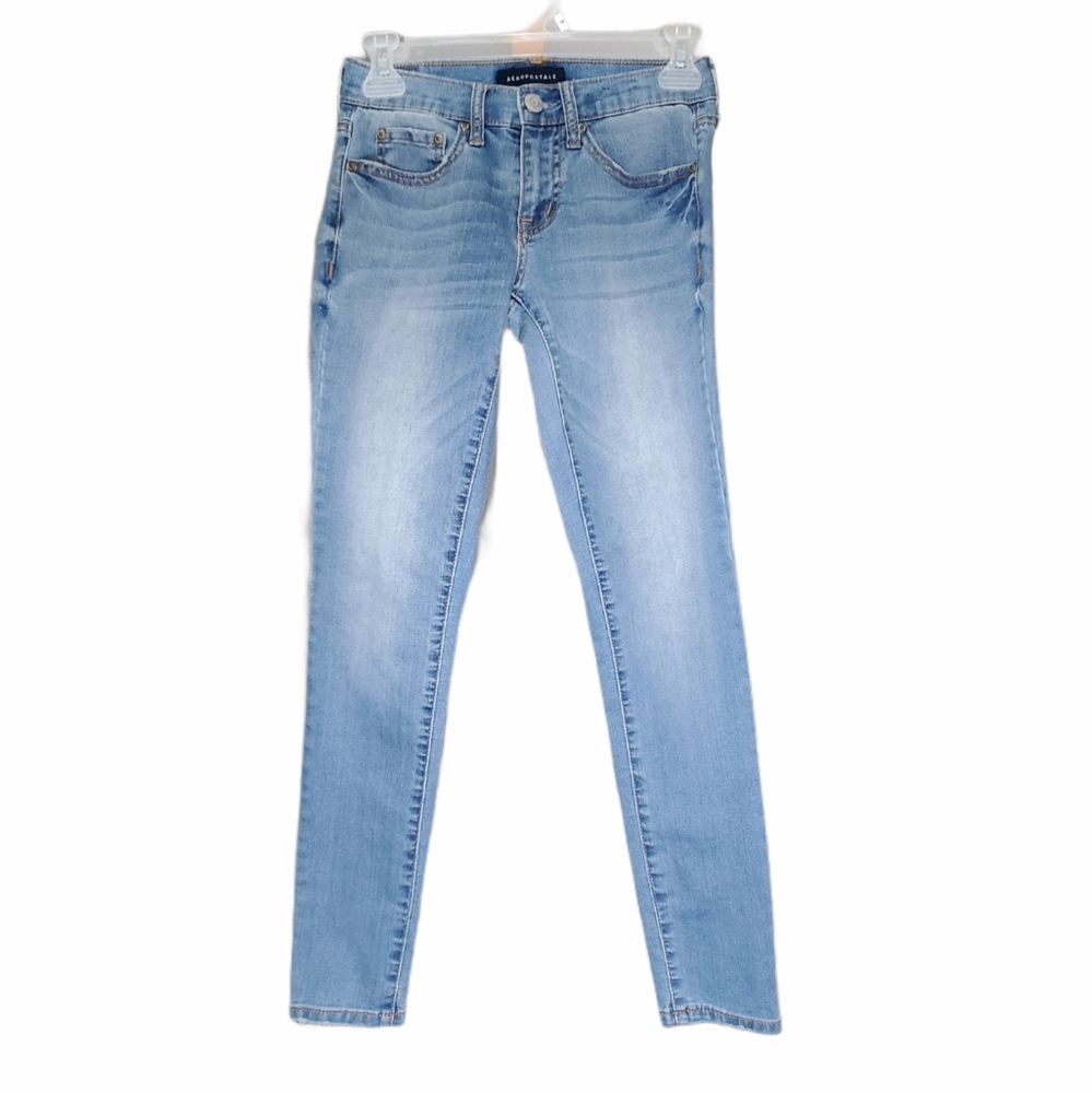Aeropostale Stretch Denim Low Rise Jeggings
